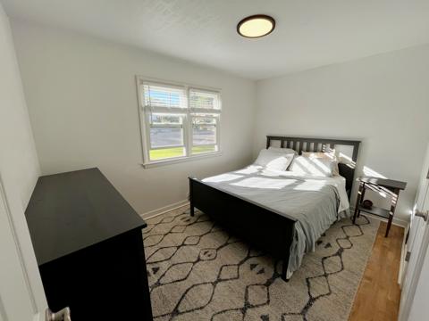 Bedroom one, view 1